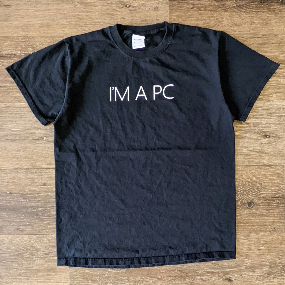 Microsoft I'm a PC t-shirt - SIZE M